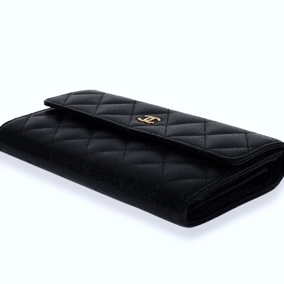 Chanel Caviar Noir Flap  Wallet - Picture 6 of 12